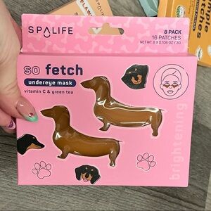 SpaLife So Fetch Undereye Mask - Brown and Pink